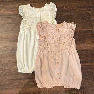 H&M 12 month rompers bundle